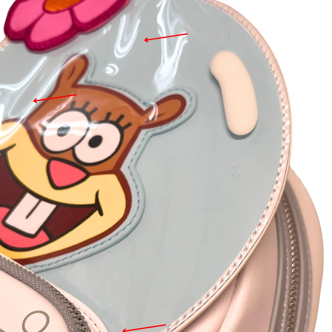Loungefly Nickelodeon Spongebob Sandy Cheeks Cosplay Mini Backpack DEFECTIVE #188
