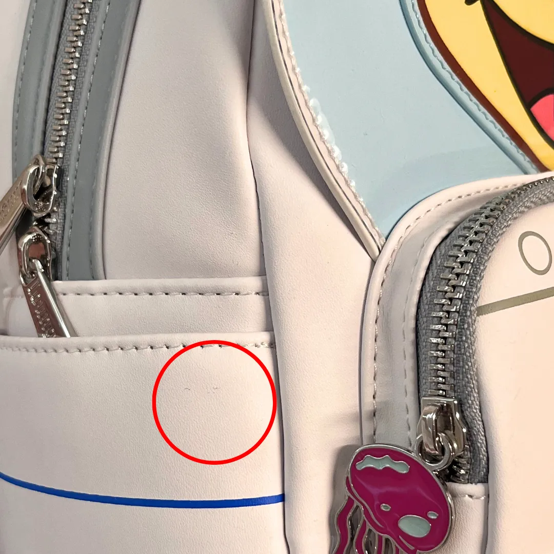 Loungefly Nickelodeon Spongebob Sandy Cheeks Cosplay Mini Backpack DEFECTIVE #188