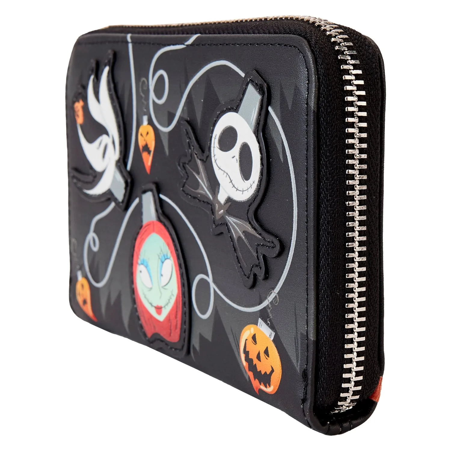 Loungefly The Nightmare Before Christmas Tree String Lights Glow Zip Around Wallet