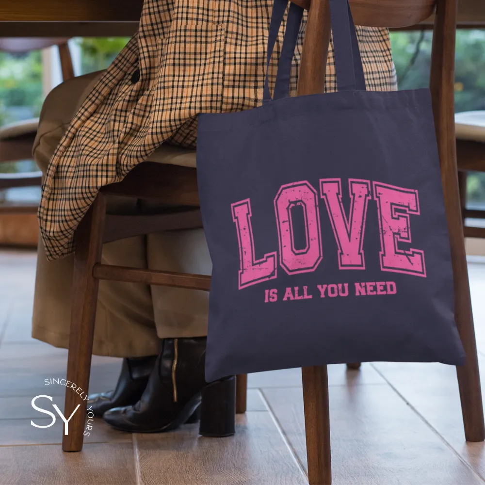 LOVE Is All You Need Cotton Tote Bag