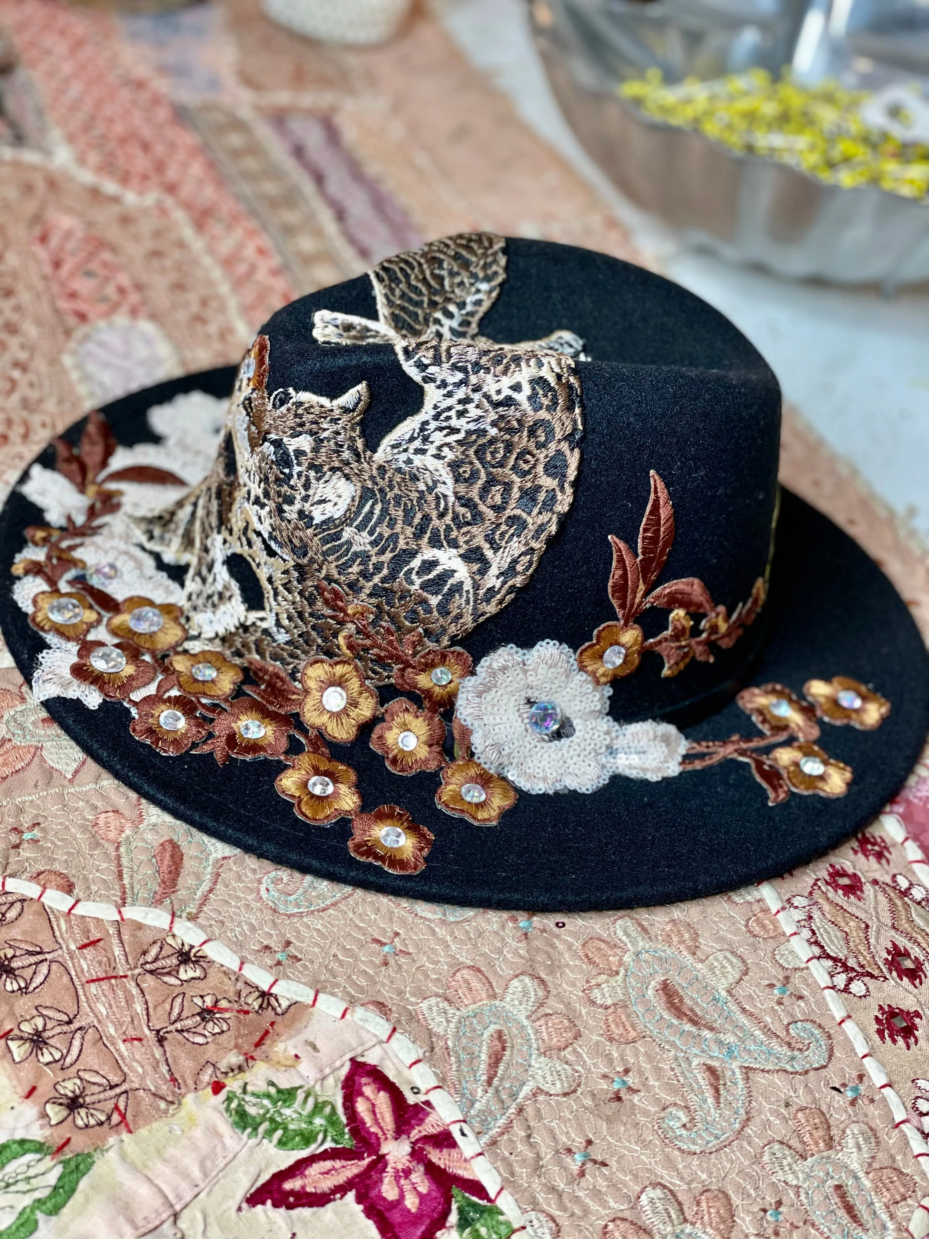 Mad Hatter Double Leopard HAT