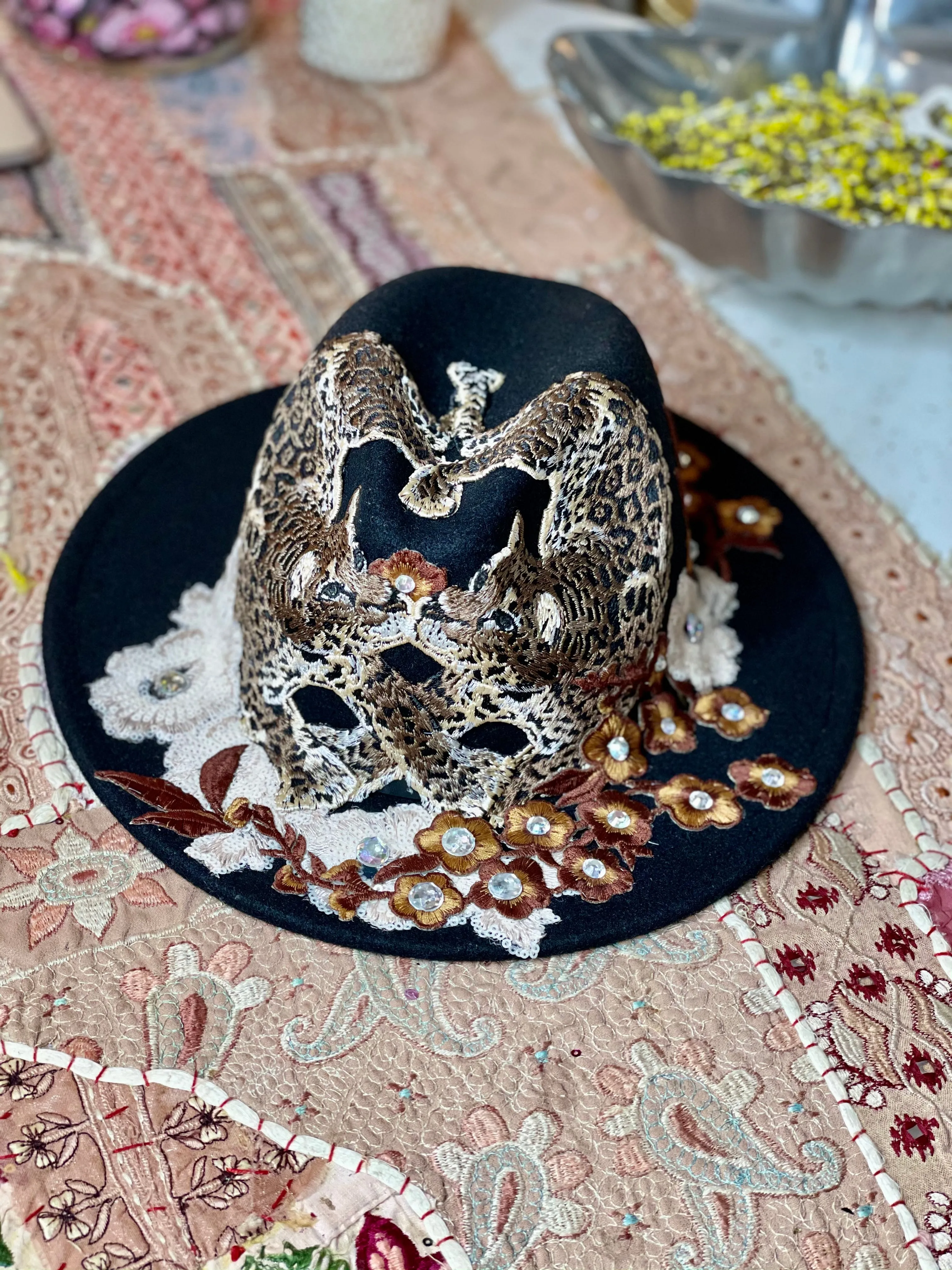 Mad Hatter Double Leopard HAT