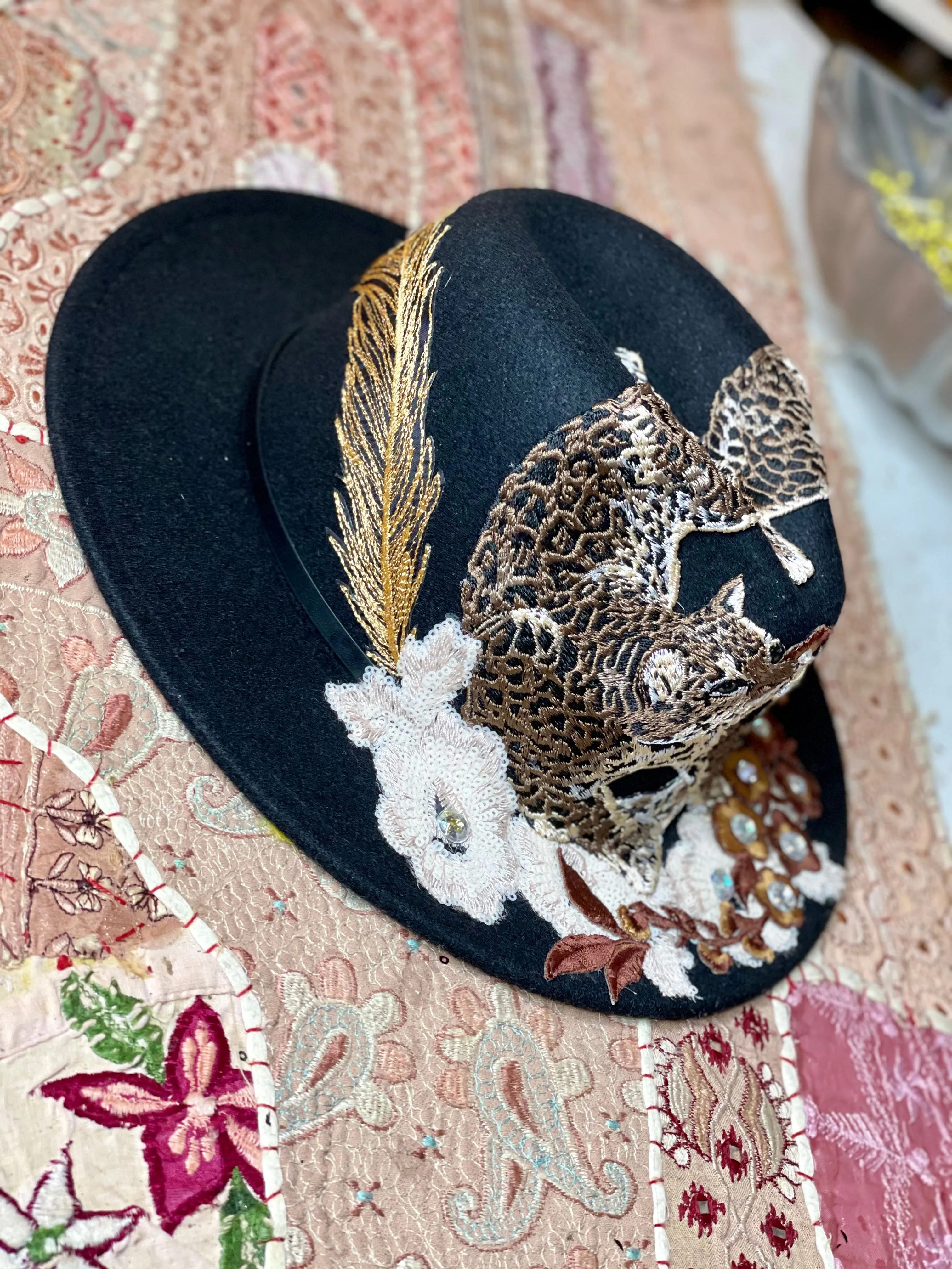 Mad Hatter Double Leopard HAT