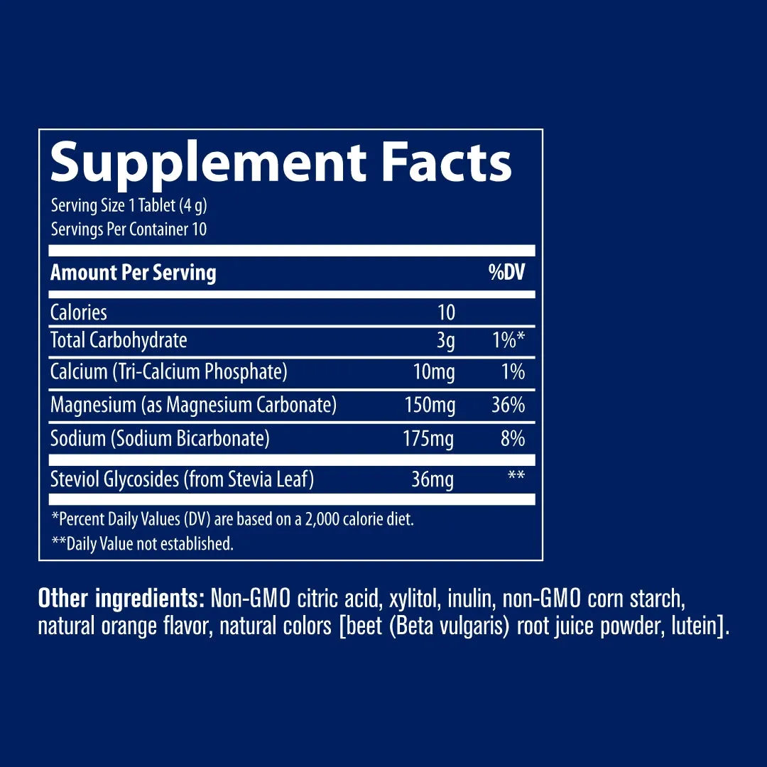 Magnesium Effervescent, 10 tabs (Box of 8  MAGEFF01)