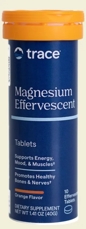 Magnesium Effervescent, 10 tabs (Box of 8  MAGEFF01)