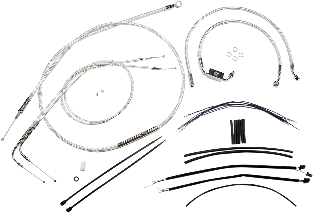 Magnum 387142 Sterling Chromite II Handlebar Installation Kit for 15-17in. Ape