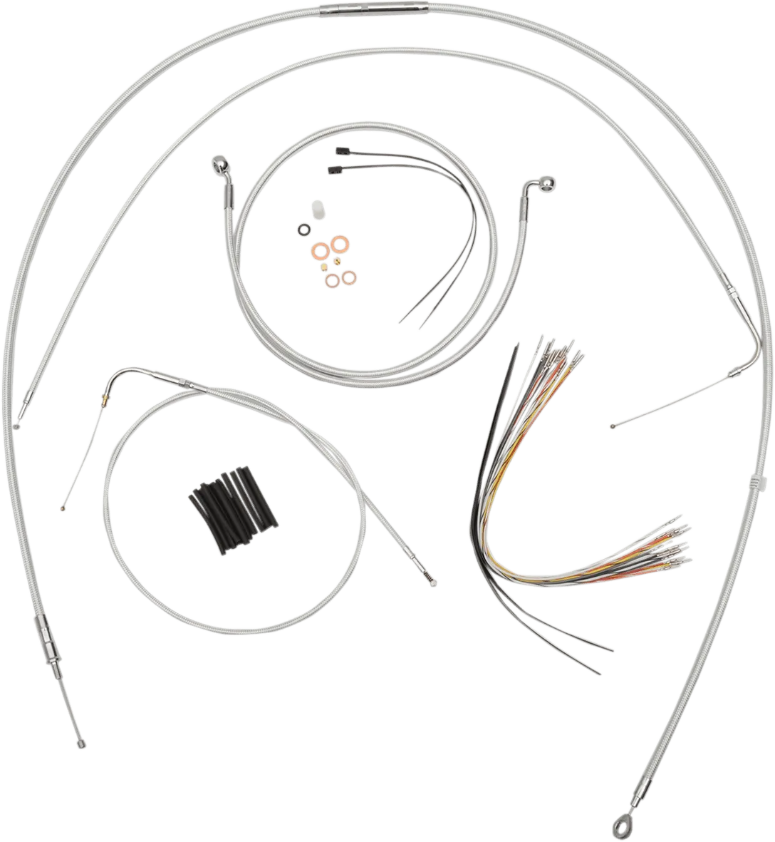 Magnum 387551 Sterling Chromite II Handlebar Installation Kit for 12-14in. Ape