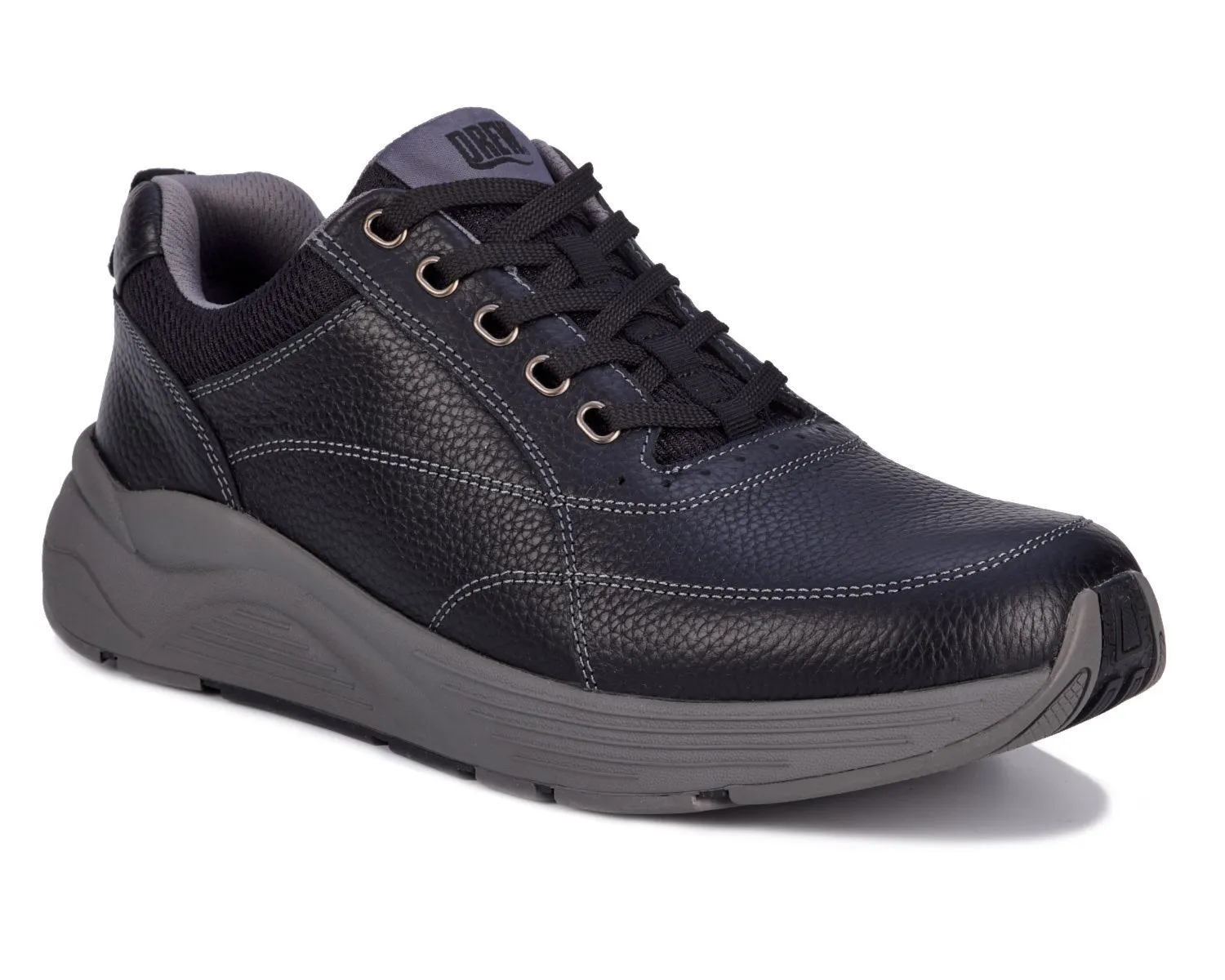 MAKER Black Pebbled Leather