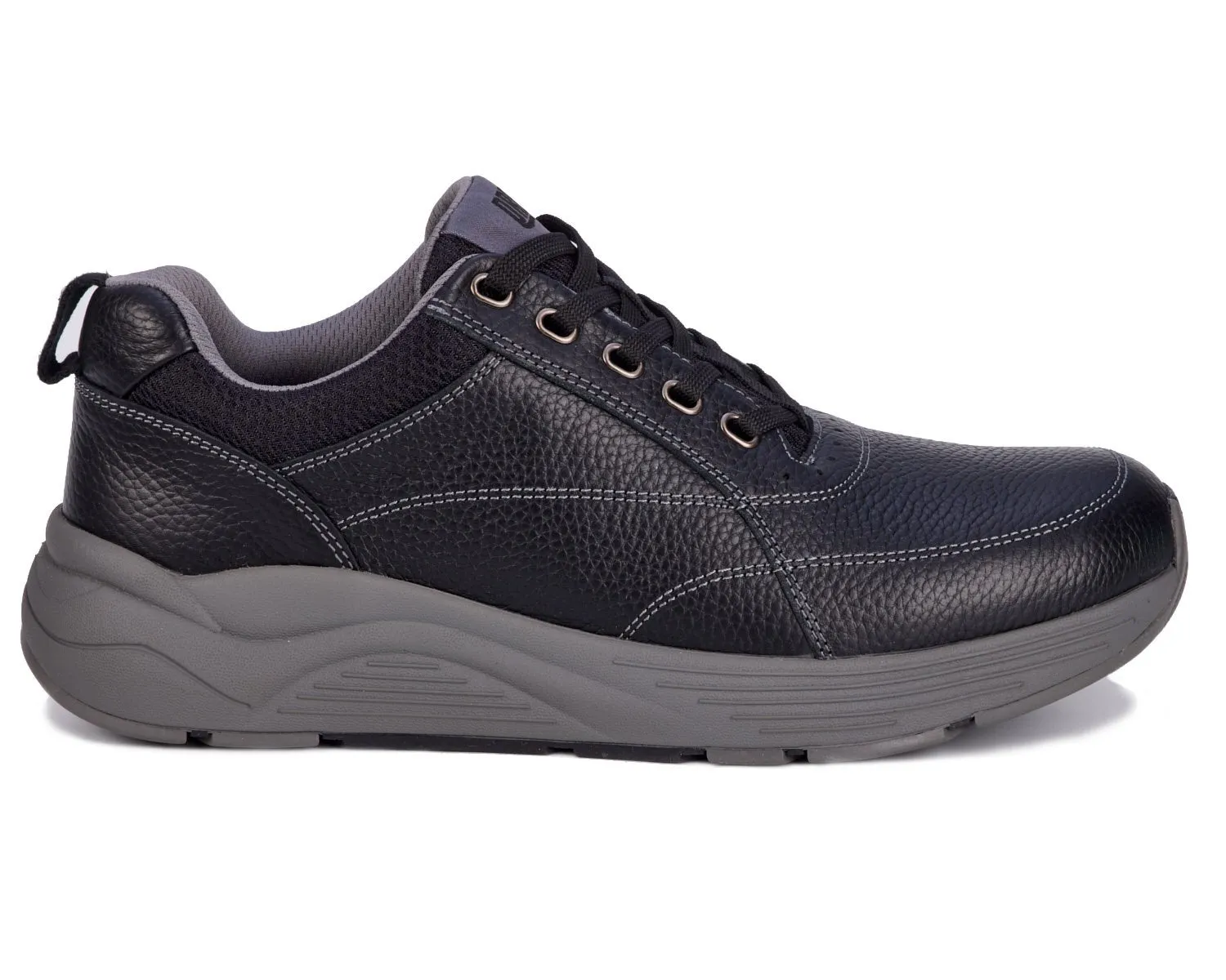 MAKER Black Pebbled Leather
