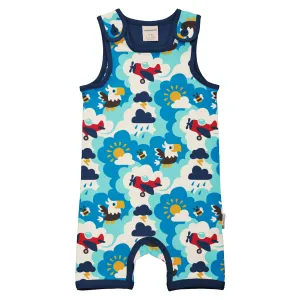 Maxomorra Short Playsuit - Sky