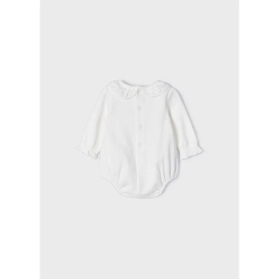 Mayoral Long Sleeve Bodysuit - Natural