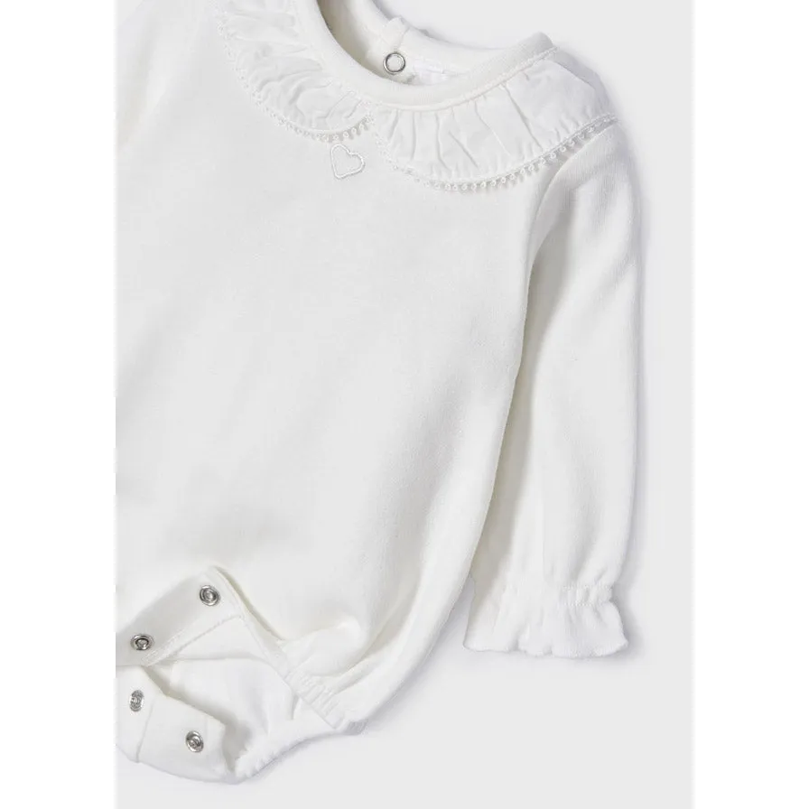 Mayoral Long Sleeve Bodysuit - Natural