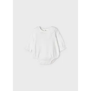 Mayoral Long Sleeve Bodysuit - Natural