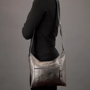 Medium Arched Top Leather Handbag