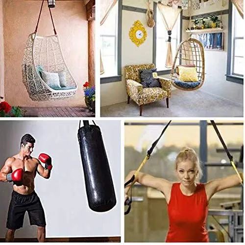 MEICOCO Professional Heavy Bag Hardware Saver Kit 450 LB Capacity Spring, Steel Suspension with 2 Spring Snap Hook Carabiners