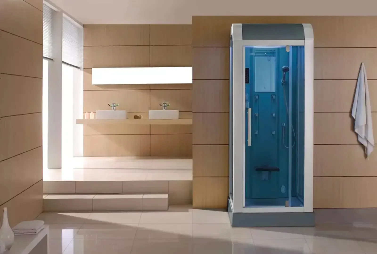 Mesa 502L Steam Shower 36"L x 36"W x 89"H