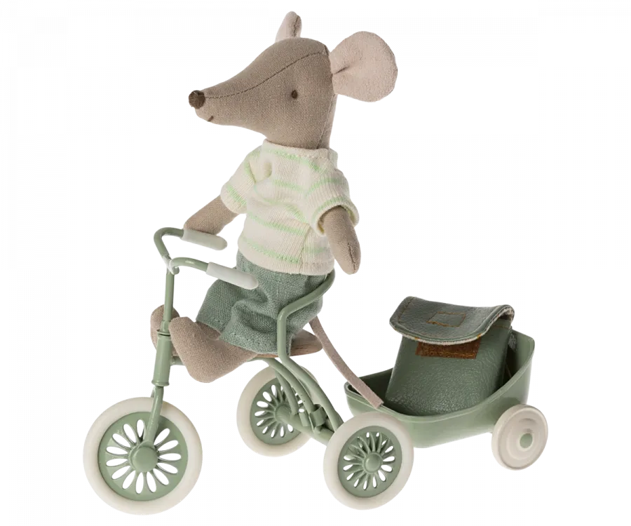 Mint Big Brother Tricycle Mouse with Bag