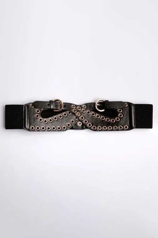 Minueto Gun Metal Martha Belt