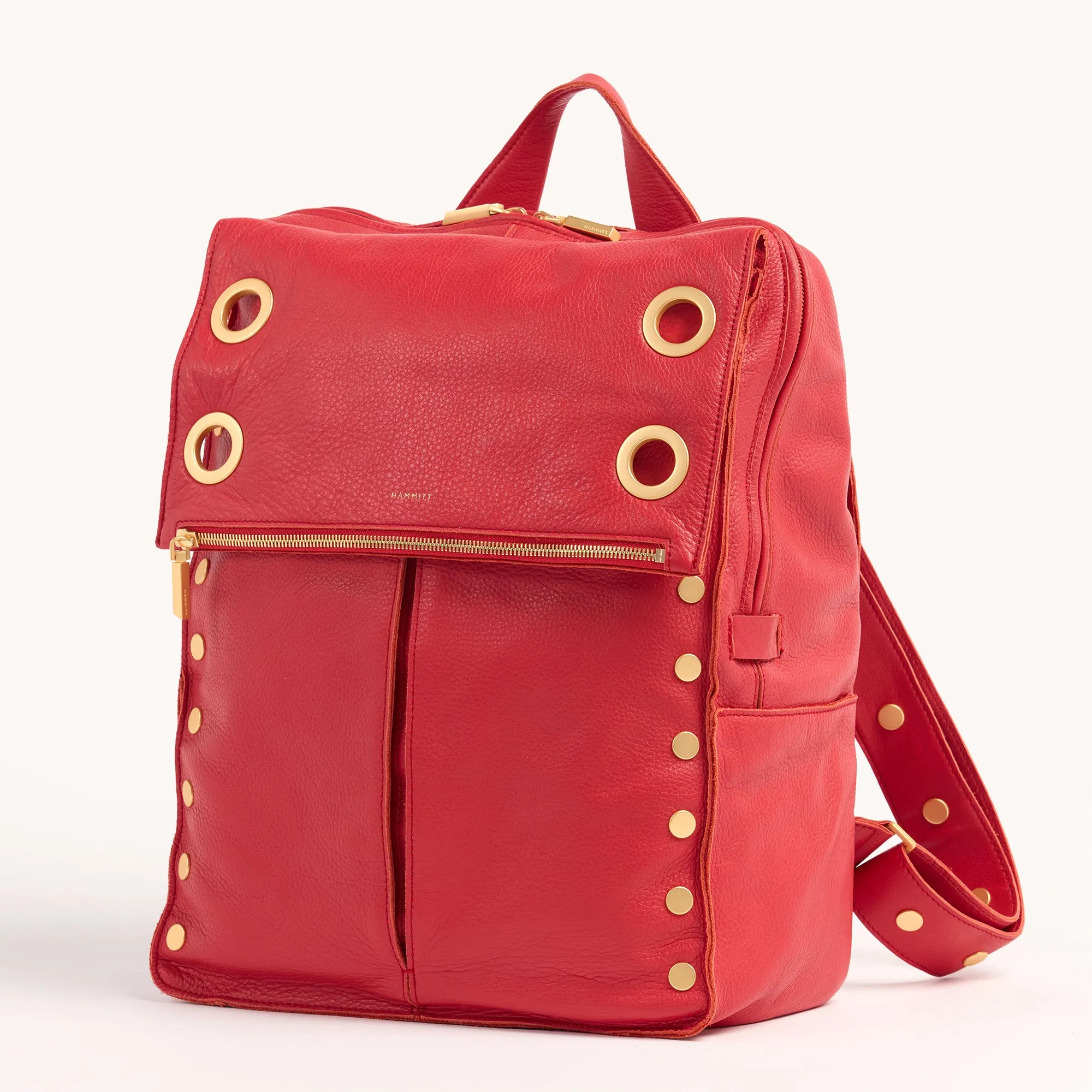 Montana Backpack | Poppy Red/Brushed Gold | XL
