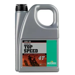Motorex - Top Speed 4T Oil 15w-50 - 4 LITRE