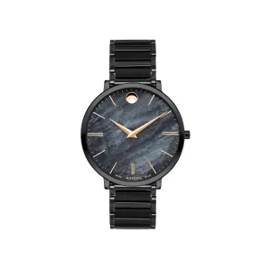 Movado Women's Watch Black Pvd Case Quartz