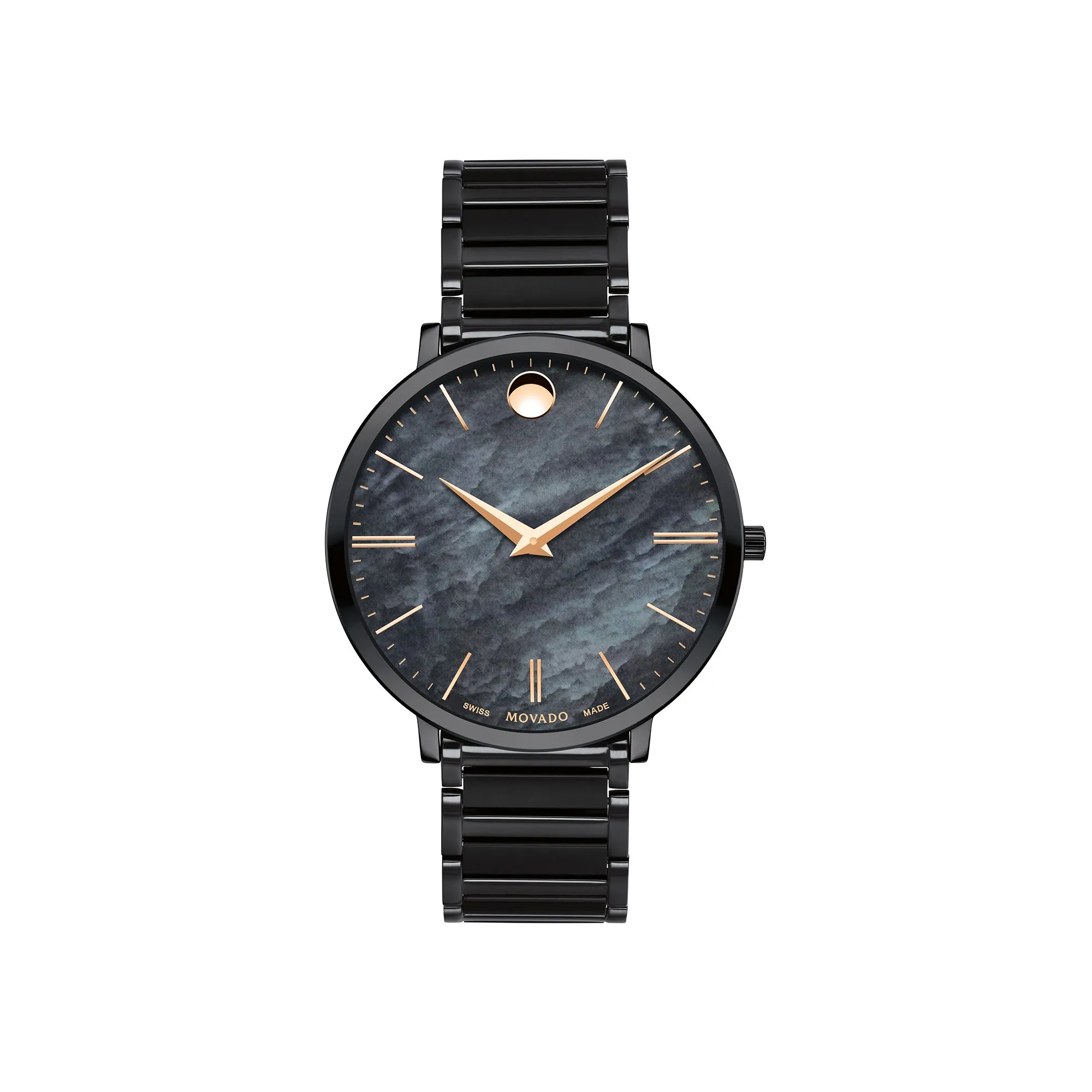 Movado Women's Watch Black Pvd Case Quartz