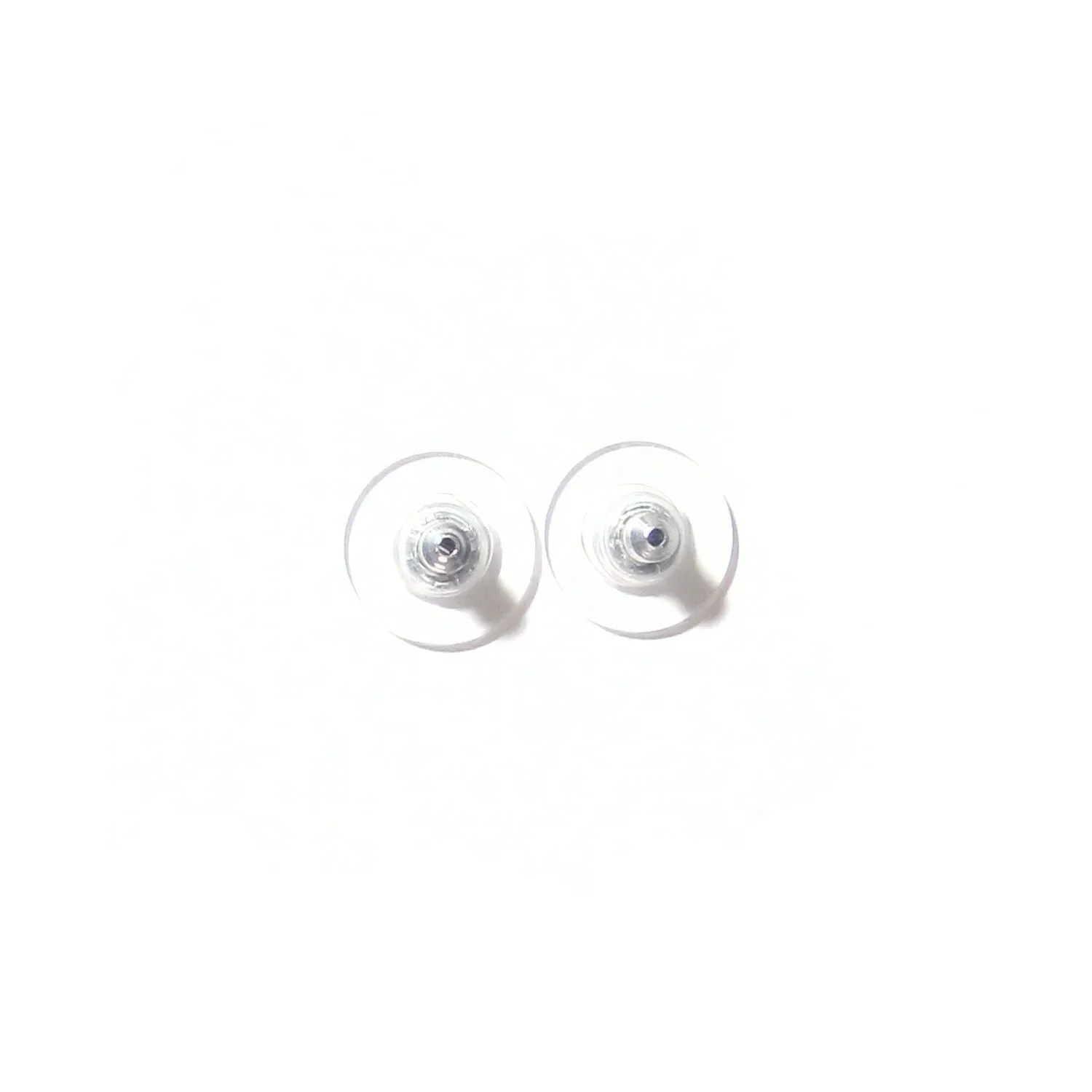 Murano Millefiori Sea Green Sterling Silver Large Post Stud Earrings