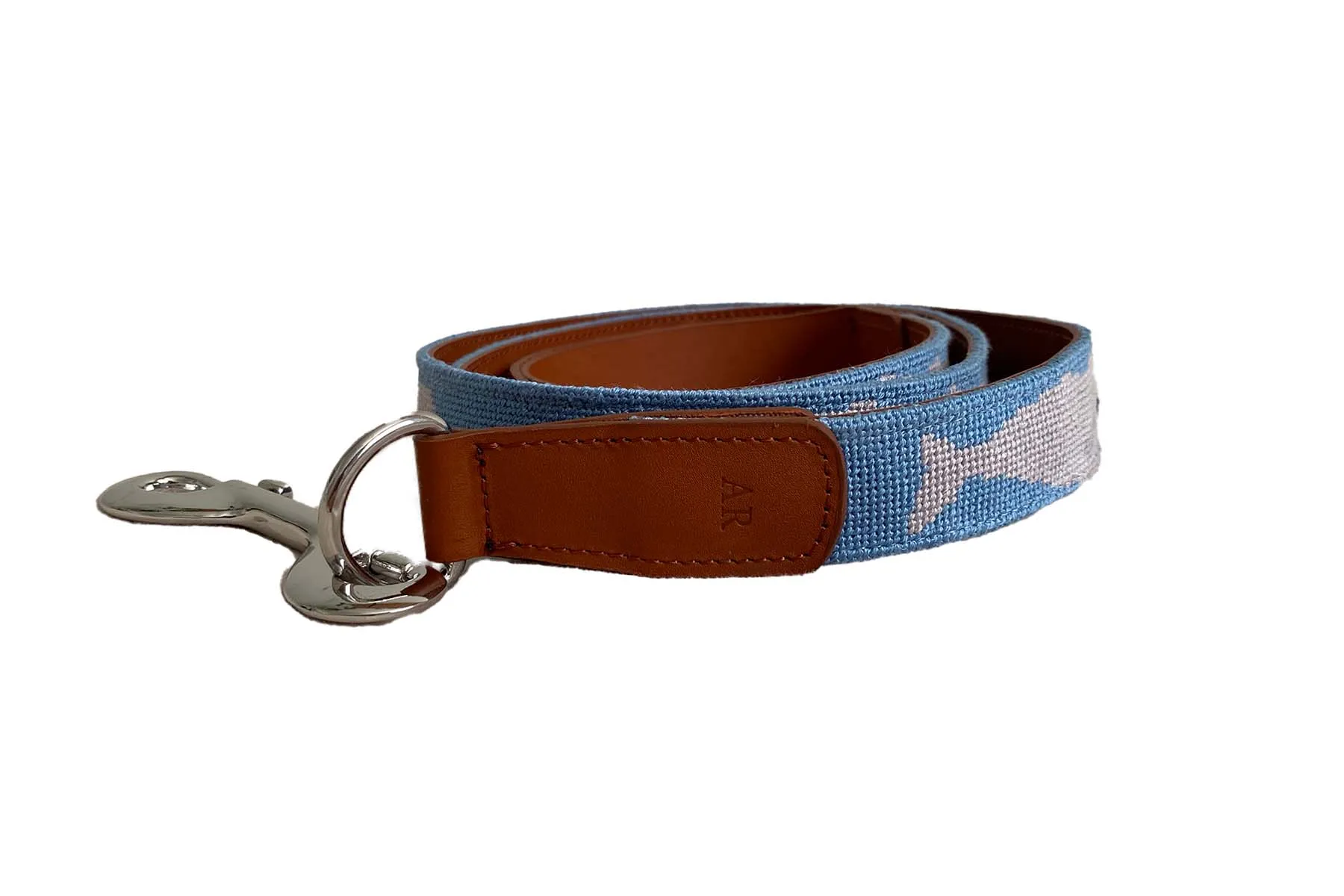 NANTUCKET WHALE NEEDLEPOINT DOG LEASH™