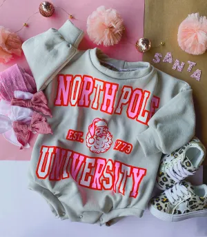 north pole university romper