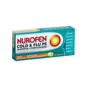 Nurofen Cold & Flu PE Tablets  24 tablets