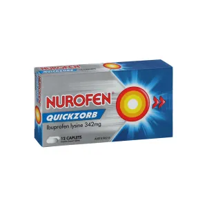 Nurofen Quickzorb Caplets 12 caplets
