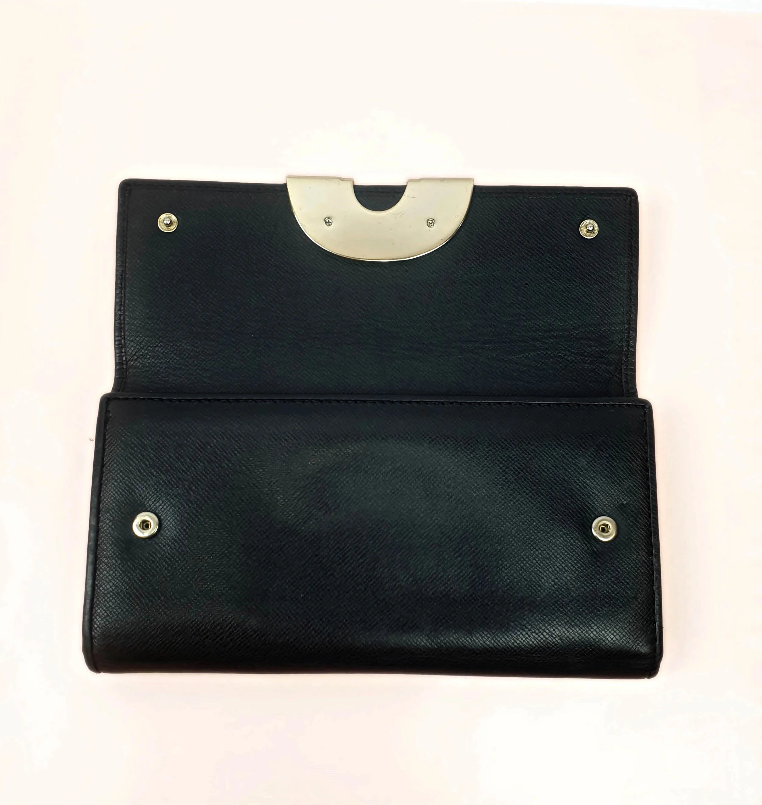 Oroton vintage black leather purse