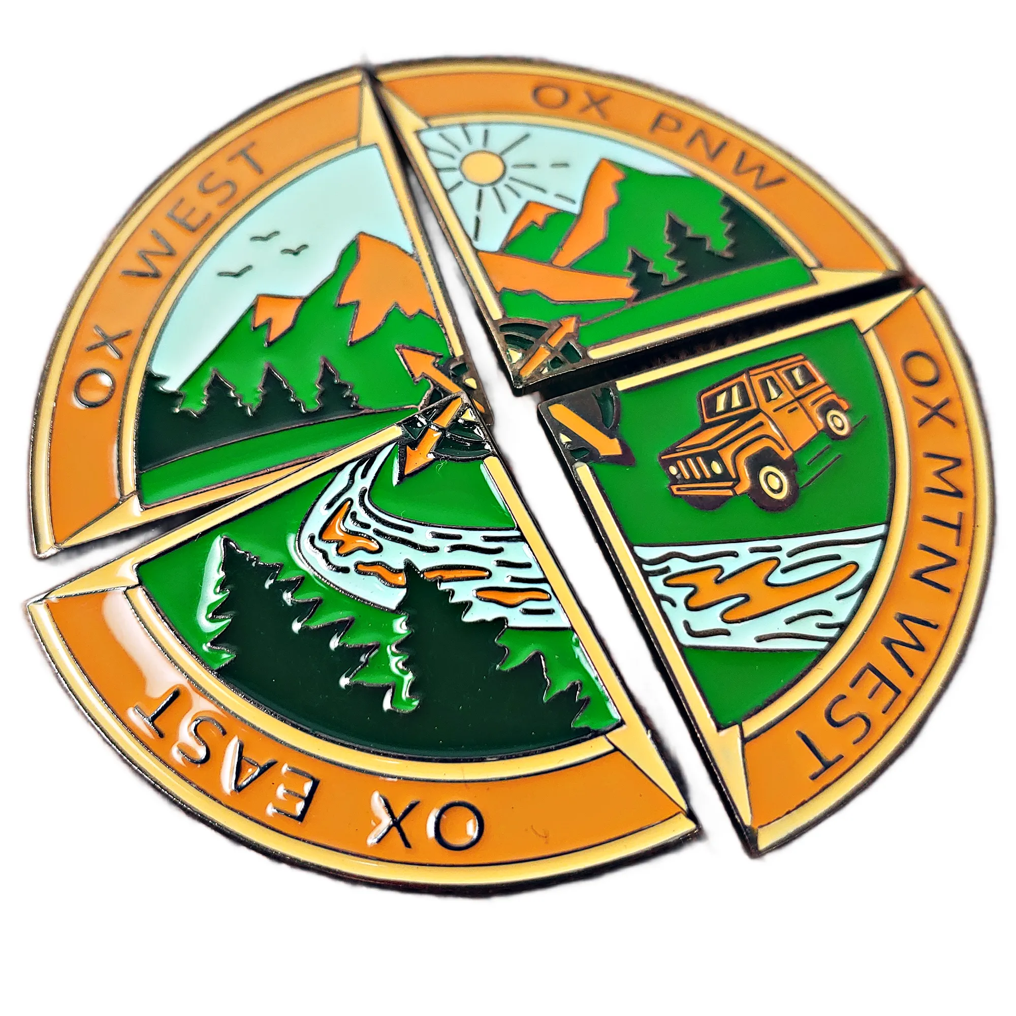 Overland Expo - Velcro Patch, Pin & Sticker Pack 2022
