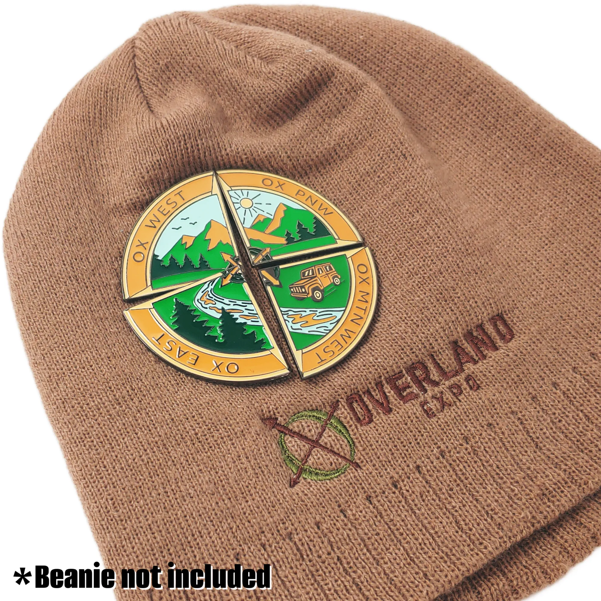 Overland Expo - Velcro Patch, Pin & Sticker Pack 2023