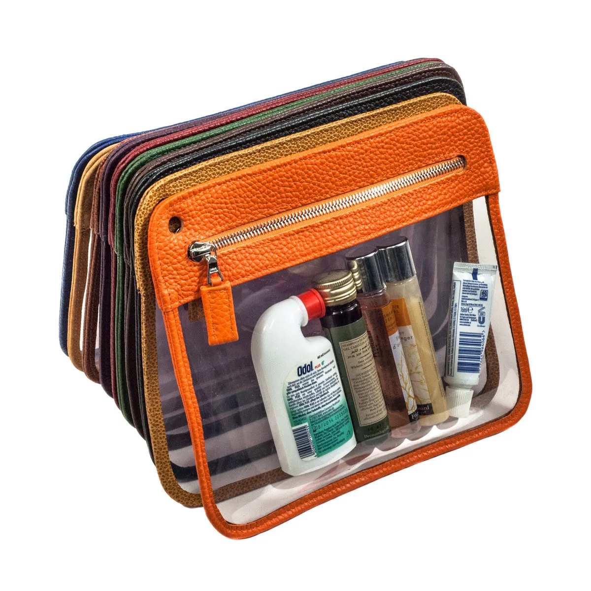 Oxblood Leather Toiletry Bag