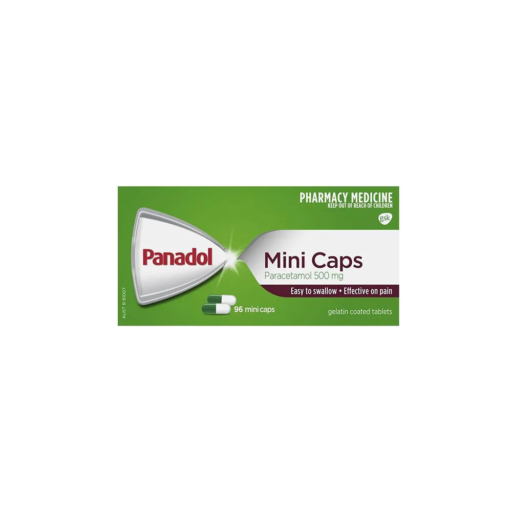 Panadol Mini  capsules  96 capsules