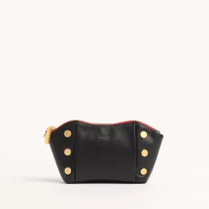 Paul Pocket | Black Press/Brushed Gold Red Zip