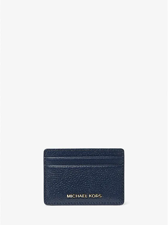 Pebbled Leather Card Case