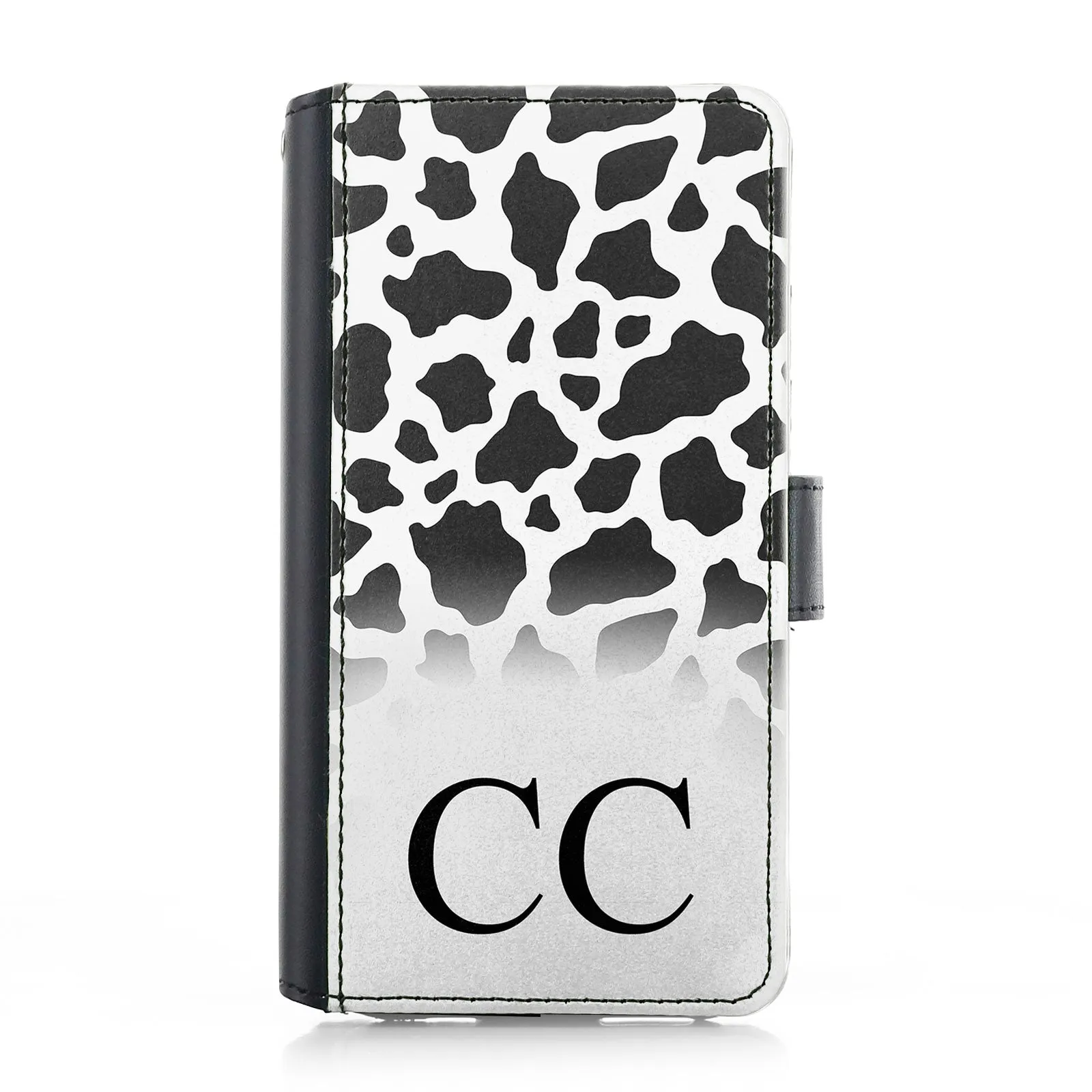 Personalised iPhone Leather Case - Cow Skin and Initial