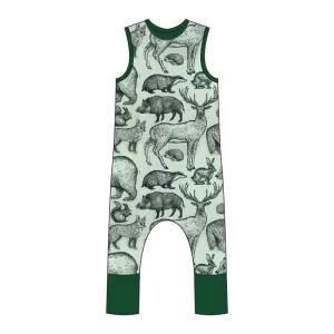 Pisgah  Full Print Pull-on Romper