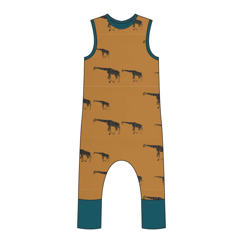 Pisgah  Full Print Pull-on Romper