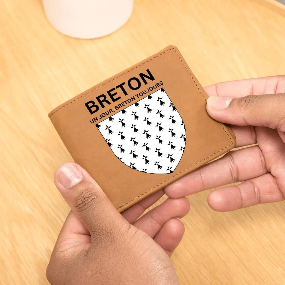 Porte-feuille cadeau BRETON - Breton un jour, Breton toujours