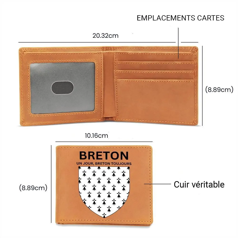 Porte-feuille cadeau BRETON - Breton un jour, Breton toujours