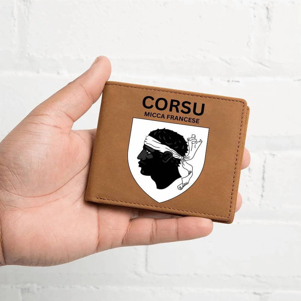 Porte-feuilles cadeau Corse - Corsu micca francese (Corse et non français)