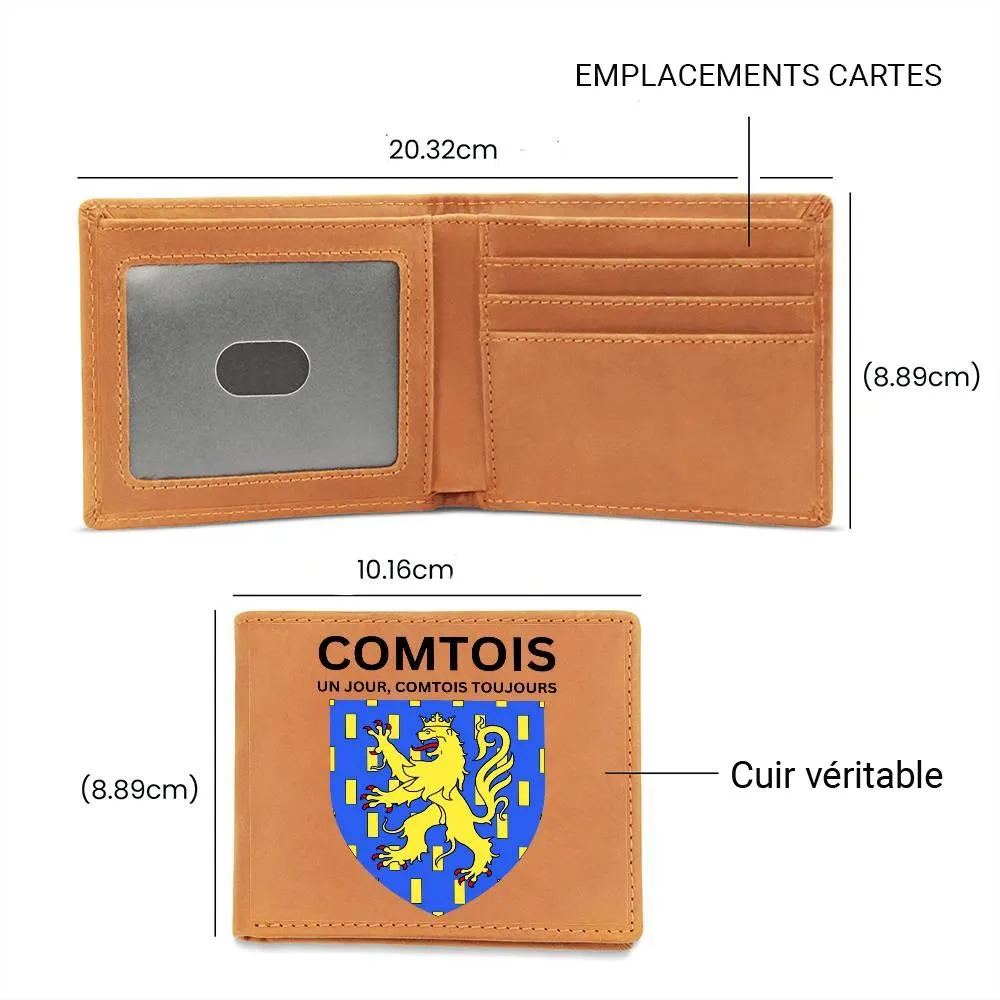 Porte-feuilles cadeau franc-comtois - Comtois un jour, Comtois toujours