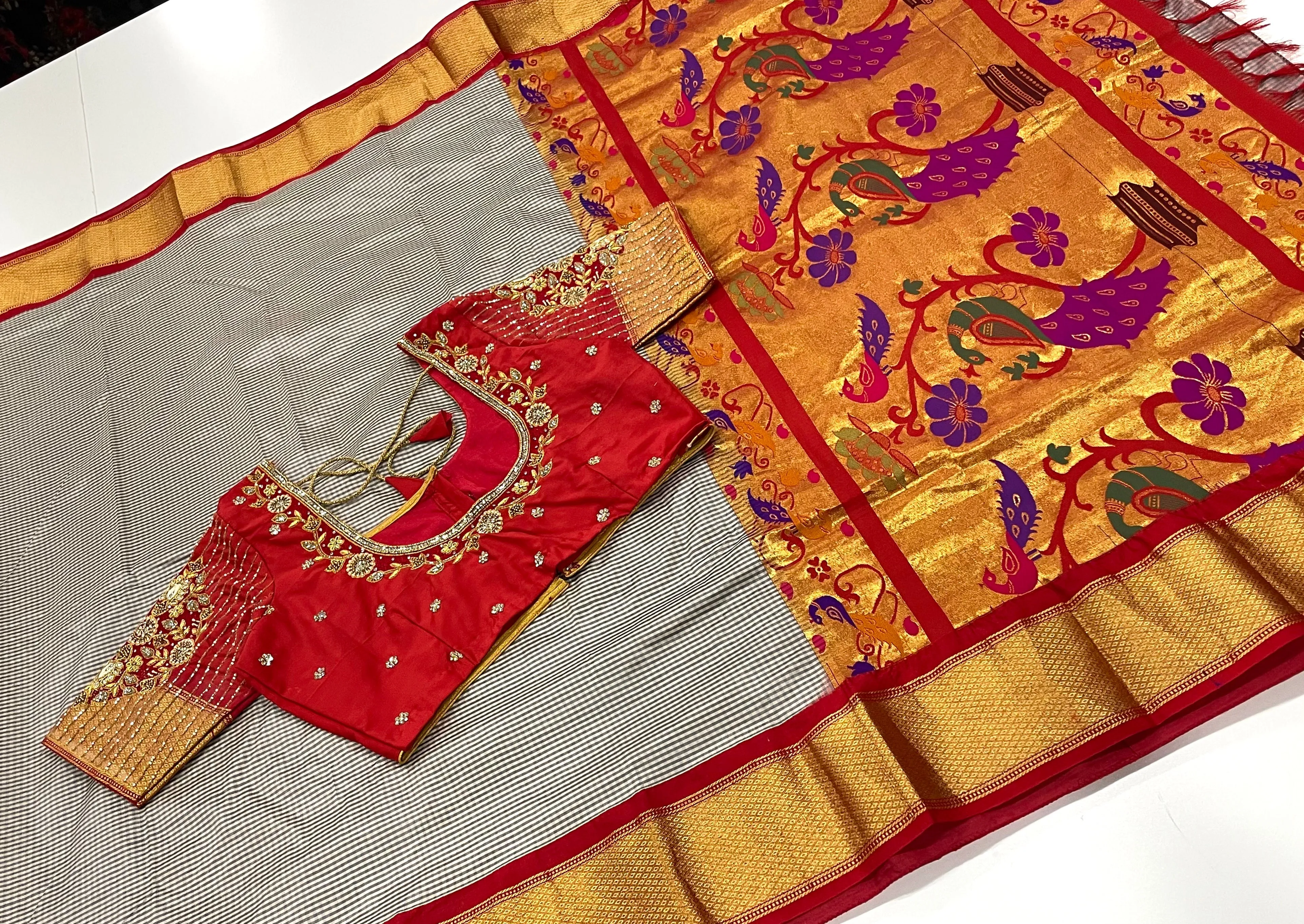 Pure Narayanpet Pattu Saree