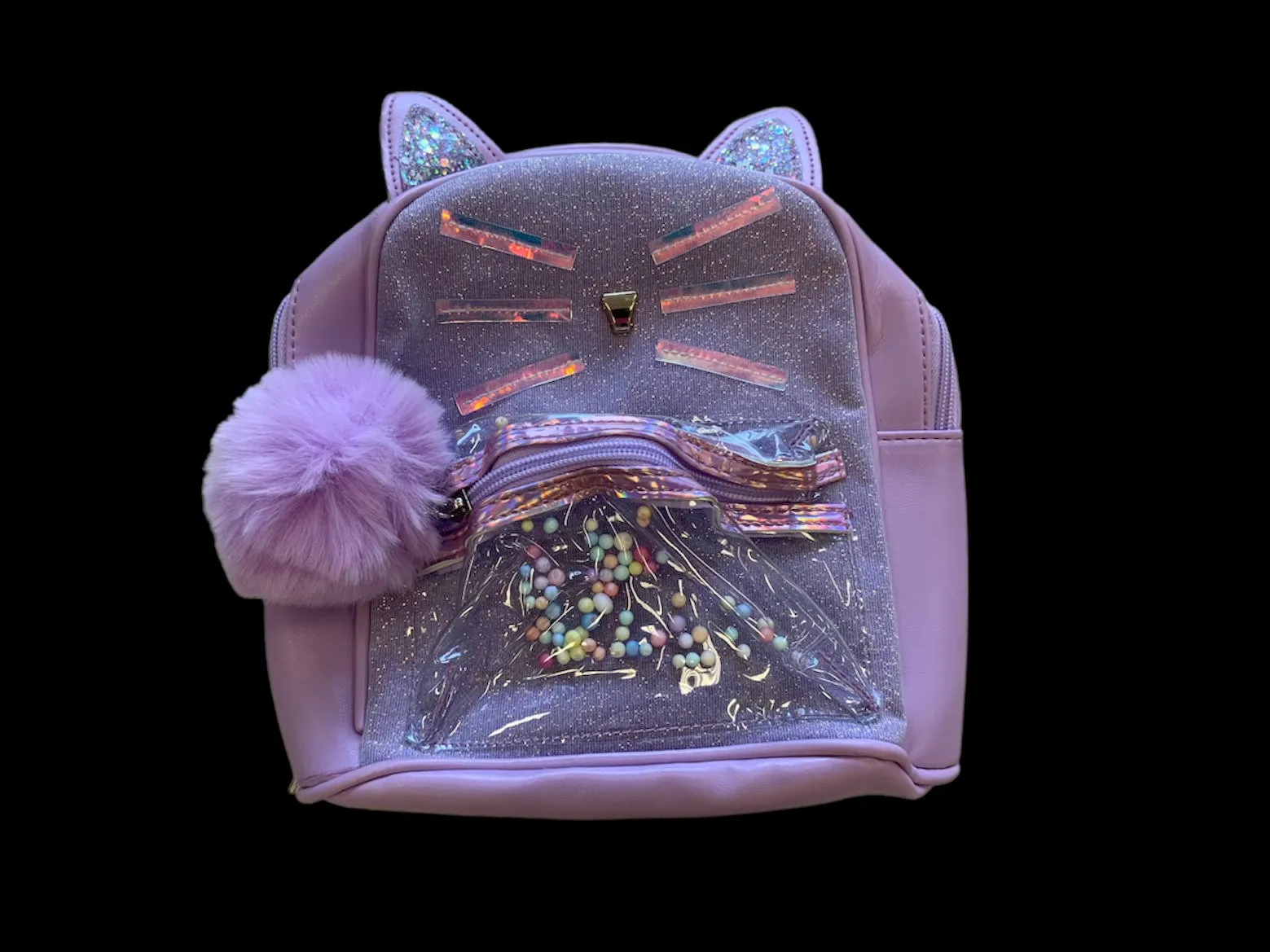 Purple Kitten Backpack