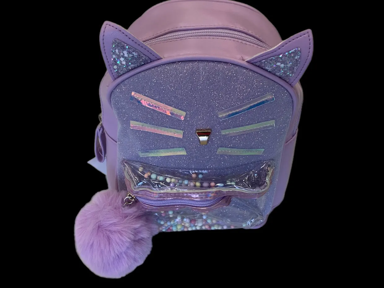 Purple Kitten Backpack