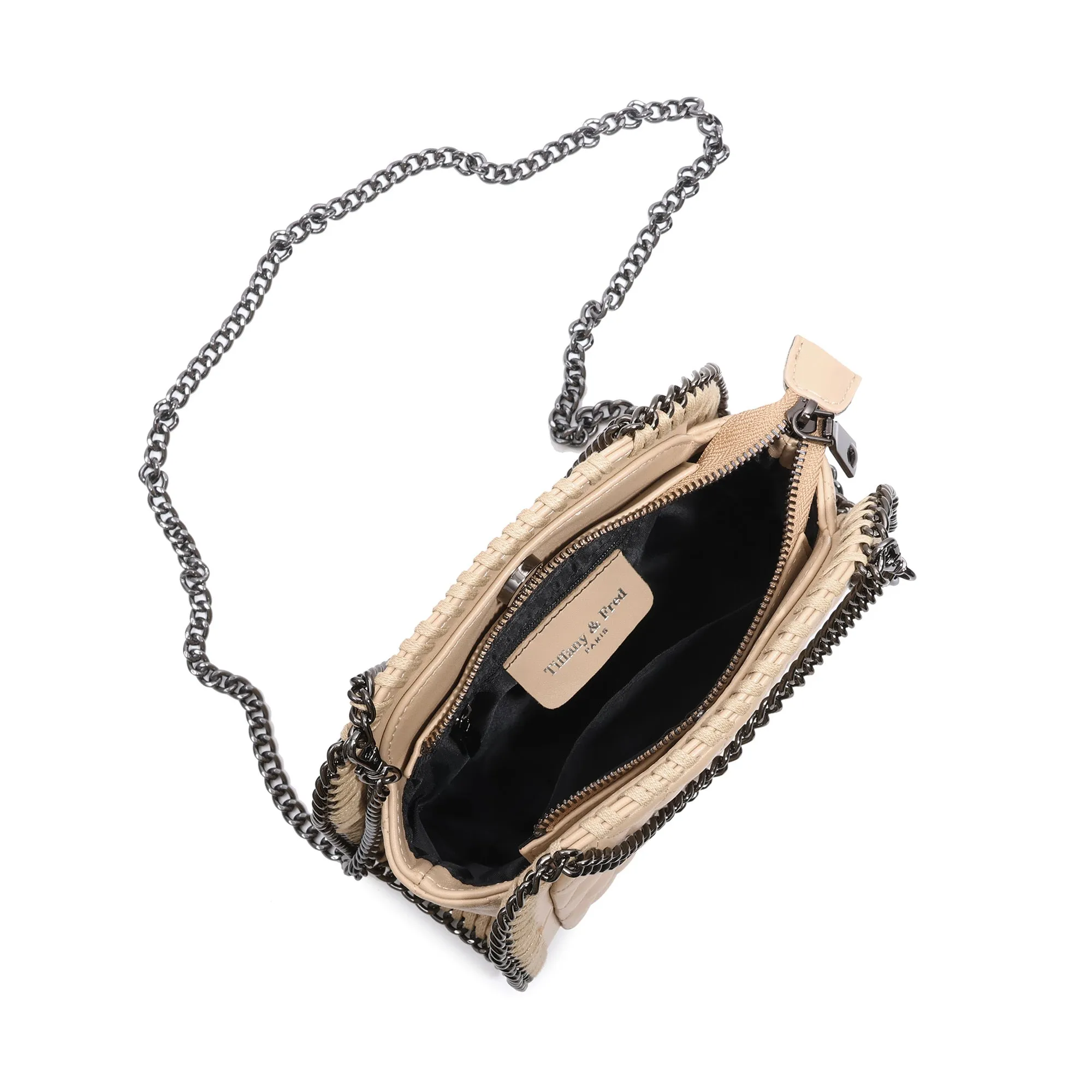 Quilted Chain Leather Shoulder Bag