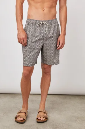 Rails Mens kian tin stamp swim trunks